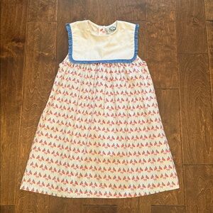 Cecil & Lou Flag Print Square Collar Dress - size 7
